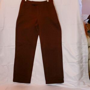 Lee Performance Khakis - 100% Cotton - Womens Brown Pants - Size 12M